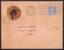 1929 Paris, France, Stock of Cinderellas, Non-Postal Stamps, Labels, Advertising, Charity, Propaganda, Cover