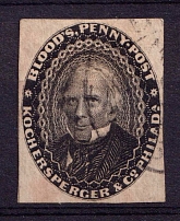 Blood's Penny-Post, United States Locals & Carriers, Group (Sc. #15L18, Genuine, Canceled)