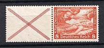 1933 8pf Third Reich, Germany (Coupon, CV $100, MNH)