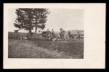 1918 Salla, 'Rapid Fire Weapon in Action', Czechoslovakian Legion in Siberia, Russia, Civil War, Postcard