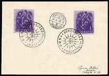 1938 (17 Nov) Hungary, Souvenir Card from Berehove (now Ukraine) (Commemorative Cancellation)