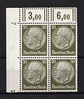 1933 30pf Third Reich, Germany (Control Numbers, Corner Margins, Mi. 490 W OR, CV $200, MNH)