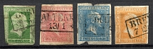 1858 Prussia Germany (CV $90, Full Set, Cancelled)