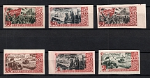 1947 30th Anniversary of the October Revolution, Soviet Union USSR (Imperforated, Full Set, MNH)