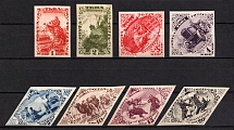 1933 Tannu Tuva, Russia (Zv. 39 - 46, Full Set, CV $70, MNH)