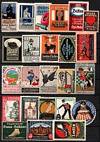 Germany, Stock of Rare Cinderellas, Non-postal Stamps, Labels, Advertising, Charity, Propaganda (#16)