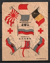 1914 In Favor of the Victims of the War, Moscow, Russian Empire Cinderella, Russia