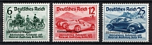 1939 Third Reich, Germany (Mi. 695-697, Full Set, Certificate, CV $360, MNH)