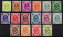 1951-1952 German Federal Republic, Germany (Mi. 123 - 138, Full Set, CV $2,860, MNH)