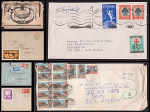 Worldwide, Stock of Cinderellas, Non-Postal Stamps, Labels, Advertising, Charity, Propaganda, Covers