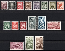 1949-51 Saar, Germany (Mi. 272 - 288, Full Set, CV $170, MNH)