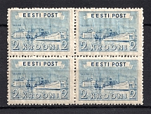 1938 Estonia (Block of Four, Full Set, CV $20, MNH)