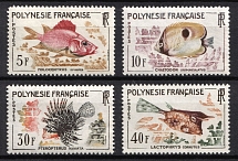 1962 French Polynesia (Mi. 24 - 27, Full Set, CV $50, MNH)
