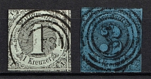 1852-58 Thurn und Taxis, Germany (Canceled, CV $50)