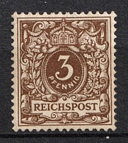 1891-97 3pf German Empire, Germany (Mi. 45 b)
