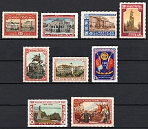 1954 300th Anniversary of the Union between Russia and Ukraine, Soviet Union, USSR, Russia (Full Set)