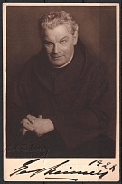 1928 Postcard with Autograph of Trude Fleischmann, Austrian-Born American Photographer, Germany