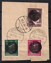 1945 Netzschkau, Local Post, Germany (Signed, Canceled)