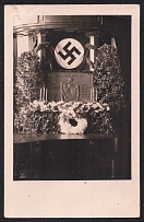 'WWI Monument', Swastika, Third Reich, Germany, Postcard, Mint