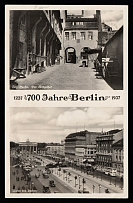 1937 '700 years of Berlin', Propaganda Postcard, Third Reich Nazi Germany