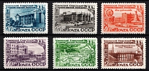1950 25th Anniversary of Uzber SSR, Soviet Union, USSR, Russia (Full Set, MNH)