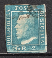 1859 2g Sicily, Italy (Canceled, CV $90)
