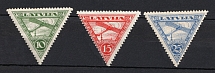 1928 Latvia Airmail (Full Set, CV $20, MH/MNH)