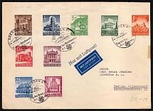 1941 Third Reich, Germany, Cover Dresden - Berlin, Airmail (Mi. 751 - 759, CV $60, Special Cancellation)