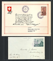 WWII Armies Battalions Military Cover, Europe, Switzerland