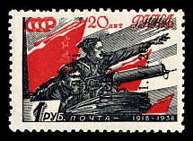 1941 1r Telsiai, Occupation of Lithuania, Germany (Mi. 10 II, Signed, CV $330, MNH)