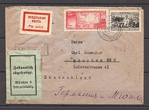 1934 International Registered Airmail from Moscow to Munich