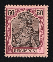 1900 50pf German Empire, Germany (Mi. 61, Signed, CV $200, MNH)