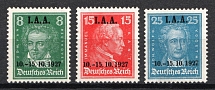 1927 Weimar Republic, Germany (Mi. 407 - 409, Full Set, CV $90)