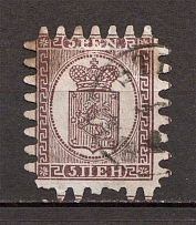 1866-74 Finland 5 ПЕН (CV $300, Cancelled)