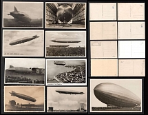 'Graf Zeppelin', Germany, Stock of Postcards