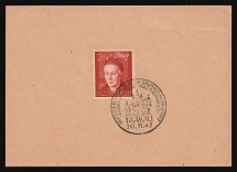 1942 (20 Oct) General Government, Germany, Postcard from Krakov franked with Mi. 97 (Commemorative Cancellation, CV $30)