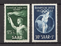 1952 Germany Saar (CV $20, Full Set)