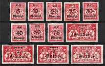 1923 Danzig Gdansk, Germany (Mi. 181 - 192, Full Set, CV $120)