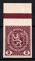 1919 2k Second Vienna Issue Ukraine (IMPERFORATED, Margin, MNH)