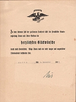 1939 Third Reich Propaganda, Swastika, Special Telegram, Nazi Germany