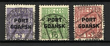 1934-35 Port Gdansk, Poland (Full Set, Canceled, CV $180)
