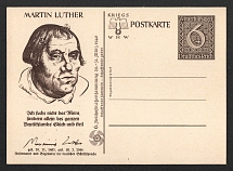 1940 'Martin Lueter', Propaganda Postcard, Third Reich Nazi Germany