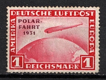 1931 1m Weimar Republic, Germany, Airmail (Mi. 456, CV $200)