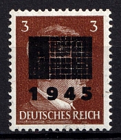 1945 3pf Netzschkau-Reichenbach (Saxony), Germany Local Post (PROOF)