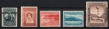 1920-33 Newfoundland, Canada (Sc. 127, 208 - 211, Full Sets, CV $30)