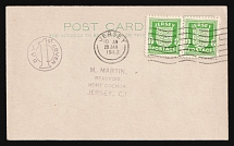 1942 (29 Jan) Jersey, German Occupation, Germany, Postcard First Day Cancellation (Mi. 1, CV $40)
