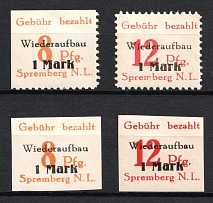 1946 Spremberg (Lower Lusatia), Germany Local Post (Mi. 17 - 18, Full Set, MNH)