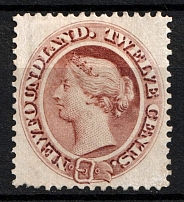 1894 12c Newfoundland, Canada (SG 61, CV $120)