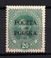 1919 20h Poland (Mi. 35, CV $200)