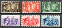 1941 Italy Hitler and Mussolini (CV $40, Full Set)